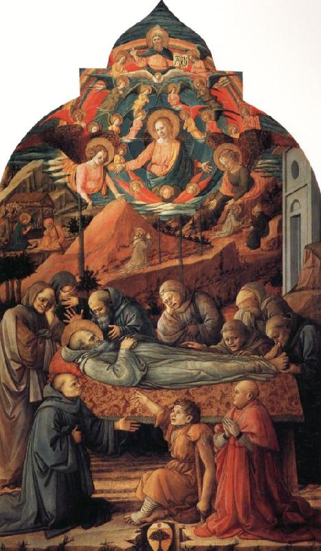 Fra Filippo Lippi The Death of St Jerome. France oil painting art